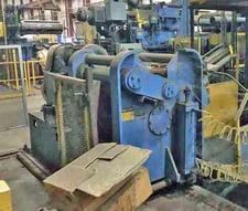 Stamco, scrap baller, 28" outside dimension, hydraulic ball eject cylinder, 16" diameter weighted scrap
