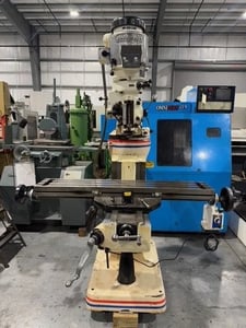 Bridgeport #Series-I, vertical mill, 9" x48" tbl., 2 HP, 32.5" X, 12" Y, 16" Z, 60-4200 RPM, R-8, X-Axis