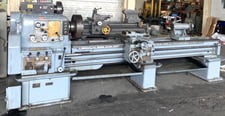21" x 100" Tarnow, gap bed lathe, taper