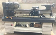 13" x 40" Clausing, engine lathe, inch/metric, 3-jaw chuck, TruSet set