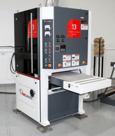 24" Timesavers Wood Distressing Sander, Adjustable brush heads, 9.5" diameter brush head, 15-45 FPM, 2020