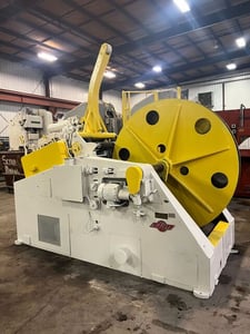 25000 lb. Littell #C-210, cradle straigthener, 30" width, .187"thickness, 72" outside dimension, loop arm