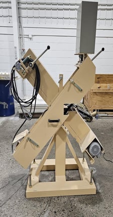 Salem #KS-HHH106D, Double-Belt Seamer, dry operation, 4" x 106" belt size, 220/440 V, 3 P, 60 Hz, 2021