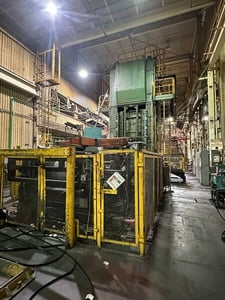 2500 Ton, Verson #S1-2500-72-72, SSSC press, 22" stroke, 48" Shut Height, 72" x72" bed area, 12 SPM