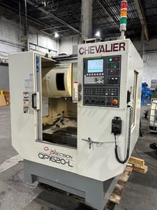 Chevalier #QP1620-L, CNC vertical machining center, Fanuc 0iMD, 20.5" X, 15" Y, 15" Z, 10000 RPM, 20