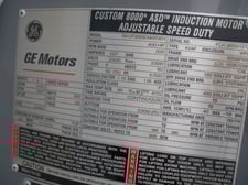 400 HP 300 RPM General Electric, Frame 8558P-55, weather protected enclosure type 2, VSS, vertical solid