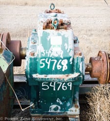 341 HP @ 1000 RPM, Lufkin #S169C, Parallel Shaft Gearbox, 221 RPM output, 4.52:1 Ratio, 2.1 service factor
