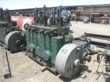 530 HP @ 1200 RPM, Allten #AQ-300, Inline Gear Reducer Gearbox, 270 RPM output, 4.44:1 Ratio, 1.5 service