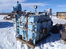 3750 HP @ 1150 RPM, Lufkin #SF2413-14.252, Parallel Shaft Gearbox, 292 RPM output, 3.93:1 Ratio, 1.5 service