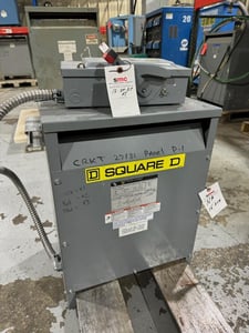 15 KVA 380 Primary, 208 Secondary, Square D #EE15T3010H, S/N 32733-16712-001