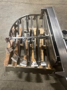 150 gallon Hamilton, double motion agitation & scrape assembly unit