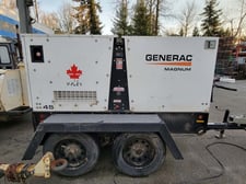 34 KW Generac #MMG45FHKCAN6, mobile diesel generator with trailer, 2017