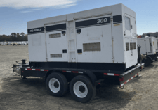 264 KW Multiquip #DCA300SSJU4, Trailer Mounted, Tier 4F, sound attenuated enclosure, 120/240/208/277/480