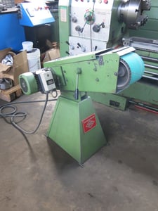 6" x 79" Heller Pedestal Belt Grinder, 230/460 V., 3 Phase