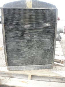 Bryant, Radiator, off a John Deere 6076A, flat fin, 1-2 stagger, 8 fins/in., 8 fan blades, 26" diameter