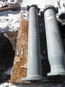 6" 150 Lb. CoorsTek #G1506F, Pulsation Dampener Cartridge, 100 psi Precharge, 150 psi max Oper. Pressure