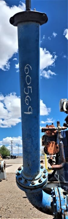 6" 300 Lb. PE #G-4506-F, Pulsation Dampener, 300 psi max Charge, 450 psi max Oper. Pressure