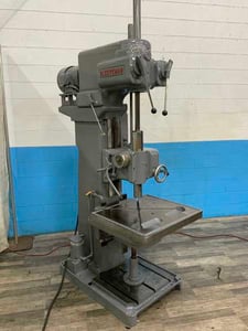 25" Cleereman #25C Box column single spindle drill press, 2-7/8" spindle diameter, #4MT, 5 HP
