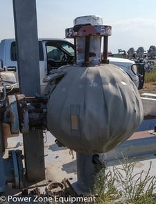 Performance Pulsation #DR-24-3200CS, Zero Maintenance Discharge Dampener, 6" suction, 3" discharge, 3200 psi