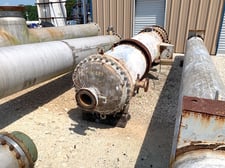 971 sq.ft., 75 psi shell, Hughes Anderson, 75 psi tube, 340°F, with expansion joint, 1" tube diameter, 10'