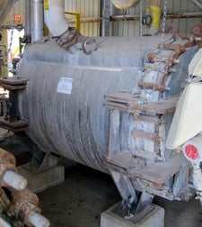 2400 sq.ft., 125 psi shell, 125 psi tube, Alfa-Laval, 250&deg; F, 8' tube length, 1987