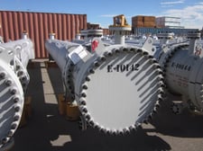 2143 sq.ft., 412FV psi shell, 372FV psi tube, Ilsung, 392&deg;F, 4" inlet & outlet tube nozzle, (2) 2" vents