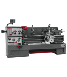16" x 60" Jet #GH-1660ZX, engine lathe, 3/8"-7" Steady Rest, 5-1/8" compound slide travel, 9" cross slide