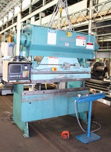 40 Ton, Wysong #H4702, hydra-mechanical press brake, 6' overall, 62" between housing, Hurco 5C CNC Single