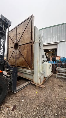120000 lb. Koike Aronson #G1200VF, welding positioner w/10'square table, very nice, late model
