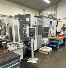 Okuma #MA-400HA, CNC horizontal machining center, 22" X, 24" Y, 22" Z, 15000 RPM, 200 automatic tool changer