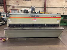 1/4" x 10' Accurshear #625010, hydraulic shear, 36" back gauge, 16 hold downs, 20 HP