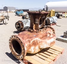 5000 GPM @ 98' TDH, United #12x17-DSVP, Vertical In-Line Pump, 1-Stage, 16.25" imp., 14" suction, 12"