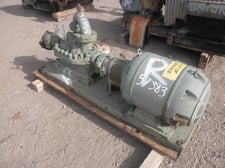 100 GPM @ 718' TDH, United #2-MS-A, Centrifugal Pump, Horz., 4-Stage, 3" suction, 2" discharge, 25 HP, 3550