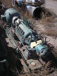 78 GPM @ 1085' TDH, Pacific #JHTB, Centrifugal Pump, Horz., 6-Stage, 1.5" Size, 50 HP, 3500 RPM