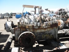 610 GPM @ 1150' TDH, Pacific #4-in.-FMB, Centrifugal Pump, Horz., 4-Stage, 8.9" imp., 6" suction, 4"