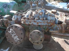 380 GPM @ 1260' TDH, Pacific #3JHTB, Centrifugal Pump, Horz., 3-Stage, 6" suction, 3" discharge, 3550 RPM