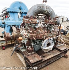 790 GPM @ 1265' TDH, Goulds #3360, Centrifugal Pump, Horz., 4-Stage, 8" suction, 6" discharge, 3565 RPM