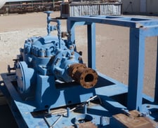 353 GPM @ 1446' TDH, Truflo #TSMP636S, Centrifugal Pump, Horz., BB3, 6-Stage, 7.75" imp., 6" suction, 3"