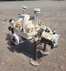 1020 GPM @ 1500' TDH, Sulzer Bingham #4X6X10.5-MSD, Centrifugal Pump, Horz., BB3, 4-Stage, 6" suction, 4"