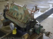 229 GPM @ 2020' TDH, Sulzer Bingham #3x4x9-MSB, Centrifugal Pump, Horz., BB3, Multi-Stage, 4" suction, 3"