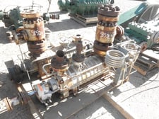 361 GPM @ 2377' TDH, KSB #HGC-2/9, Centrifugal Pump, Horz., 9-Stage, 3" suction, 3" discharge, 3576 RPM