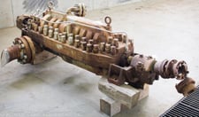 650 GPM @ 3150' TDH, United #3x9-10-stage-MSN-A, Centrifugal Pump, Horz., BB3, 10-Stage, 9" imp., 6" suction