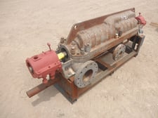 530 GPM @ 4000' TDH, Byron-Jackson #3x6x9E-DVMX, Centrifugal Pump, Horz., BB3, 12-Stage, 6" suction, 3"