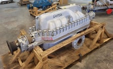 1767 GPM @ 4207' TDH, Sulzer Bingham #6x8x12.5A-MSD, Centrifugal Pump, Horz., BB3, 7-Stage, 12.1" imp., 8"