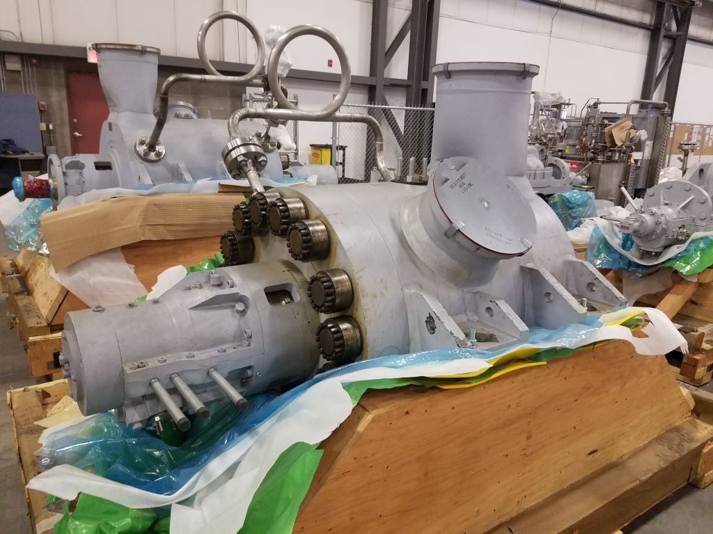 4152 GPM @ 6288' TDH, Flowserve #12WIK153, Centrifugal Barrel Pump, Horz., 3-Stage, 15.5" imp., 5310 RPM, New