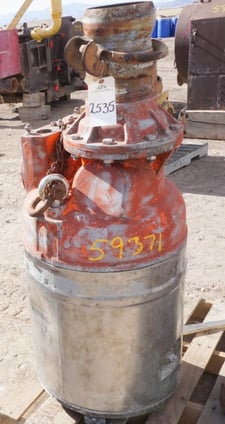 500 GPM @ 230' TDH, Godwin Pumps #GSP600HH, Sub-Prime Pump, 60 HP, 3500 RPM, 460 V