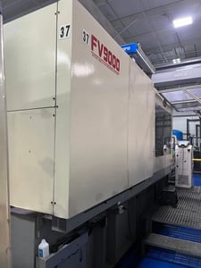 618 Ton, 132.8 oz., Nissei #FV9000-310L, horizontal injection molding machine, 100mm screw, 2000