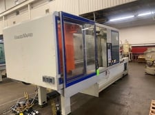 250 Ton, 22.95 oz., Krauss Maffei #KM250-1400C2, horizontal injection molding machine, 55mm screw, 2004