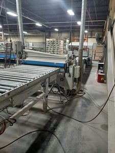 60" Midwest Automation, top & bottom high pressure hot roll laminating line, 2005
