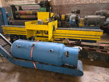 30000 lb. Turnstile (2-Arm), 60" W capacity, 5" C-hook opening, hydraulic, motorized chain-operated